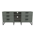 Hong Kong 6 Drawer TV Unit with legs
