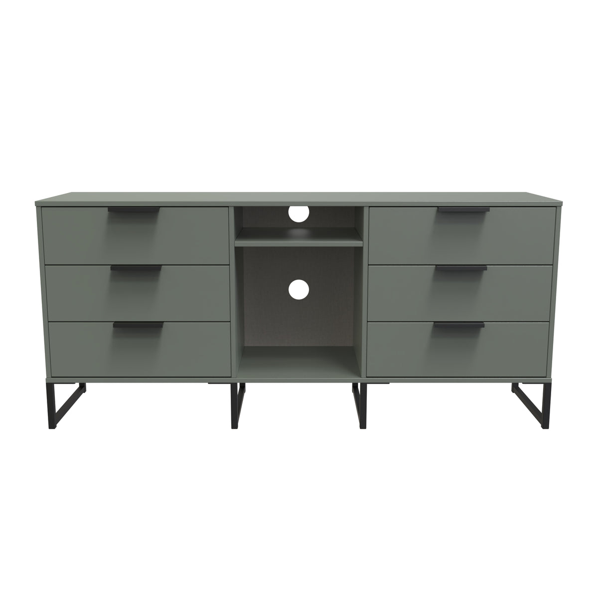Hong Kong 6 Drawer TV Unit with legs