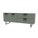 Hong Kong (Black Sleigh Legs) Sideboard Unit