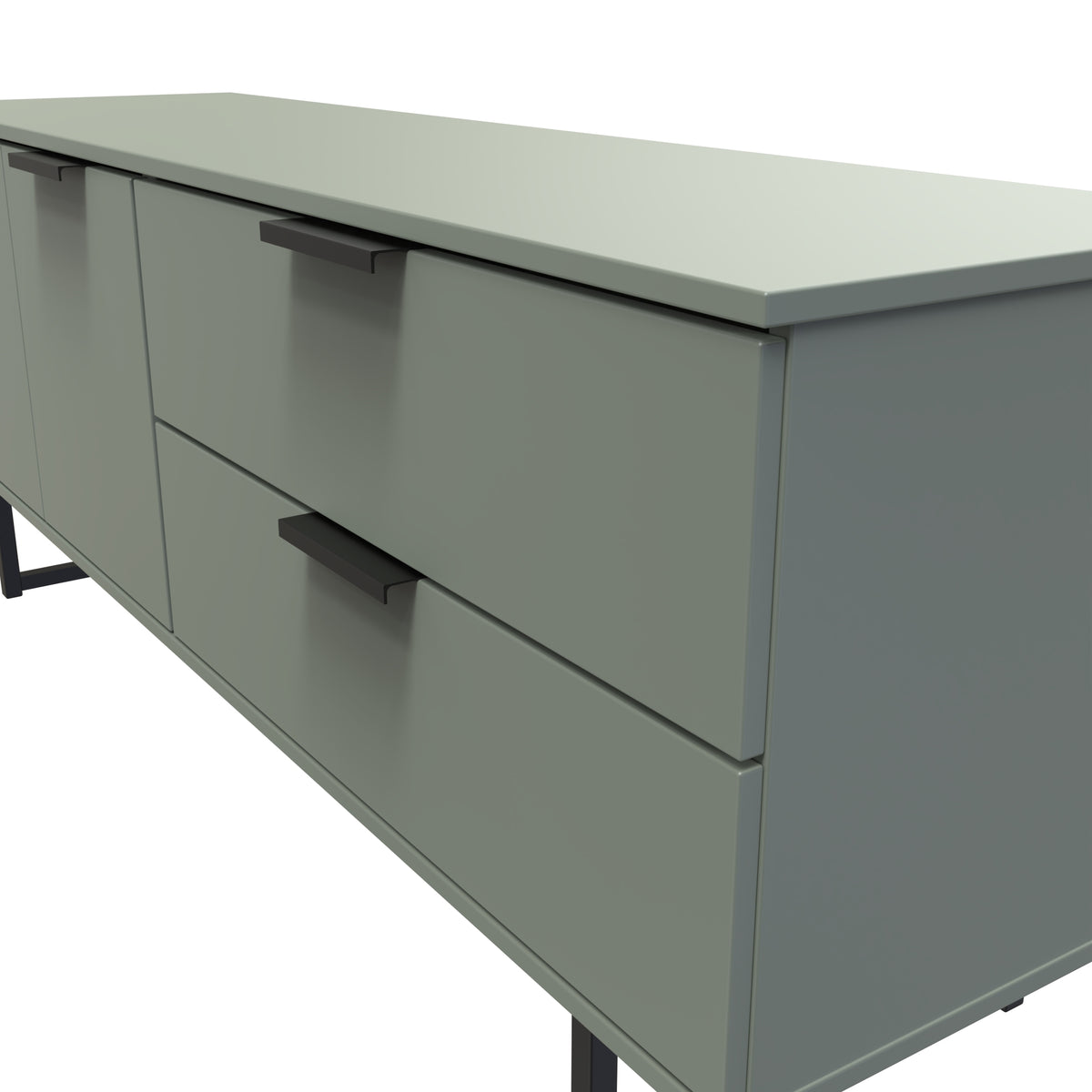Hong Kong (Black Sleigh Legs) Sideboard Unit