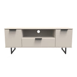 Hong Kong (Black Sleigh Legs) 2 Door 1 Drawer Wide TV Unit