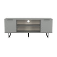 Hong Kong 2 Door Open Shelf TV Unit