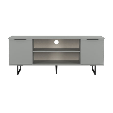 Hong Kong 2 Door Open Shelf TV Unit