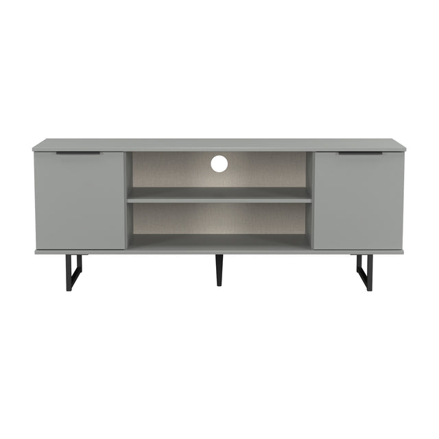 Hong Kong 2 Door Open Shelf TV Unit