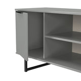 Hong Kong 2 Door Open Shelf TV Unit