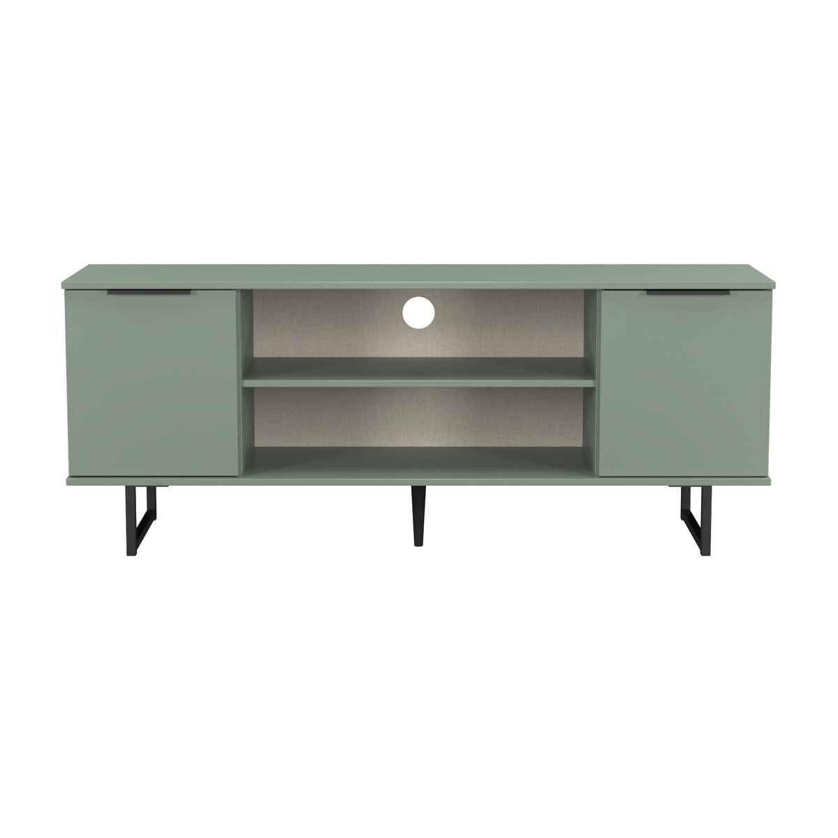Hong Kong 2 Door Open Shelf TV Unit