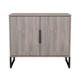 Hong Kong (Black Sleigh Legs) 2 Door Small Sideboard