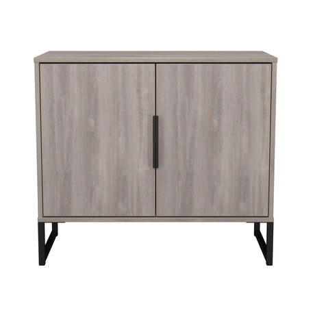 Hong Kong (Black Sleigh Legs) 2 Door Small Sideboard