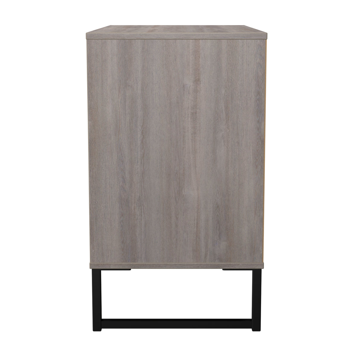 Hong Kong (Black Sleigh Legs) 2 Door Small Sideboard