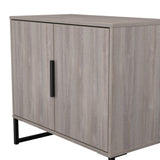 Hong Kong (Black Sleigh Legs) 2 Door Small Sideboard