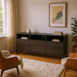 Hong Kong Multi-Media Large TV Unit with 3 Drop Doors