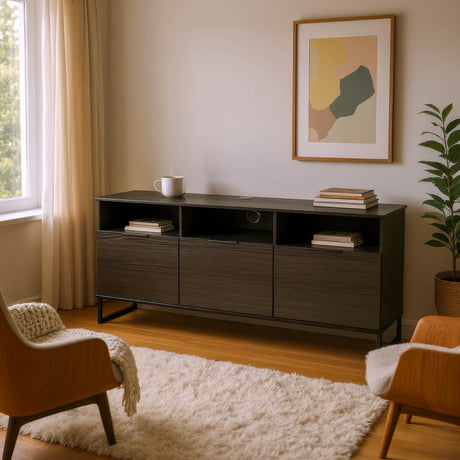 Hong Kong Multi-Media Large TV Unit with 3 Drop Doors