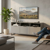 Hong Kong Multi-Media Large TV Unit with 3 Drop Doors