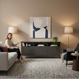 Hong Kong Multi-Media Large TV Unit with 3 Drop Doors