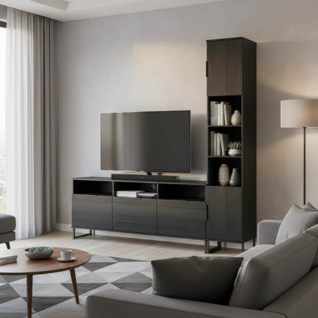 Hong Kong Multi-Media Set (Tall Upright RH & TV Unit)