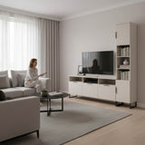 Hong Kong Multi-Media Set (Tall Upright RH & TV Unit)