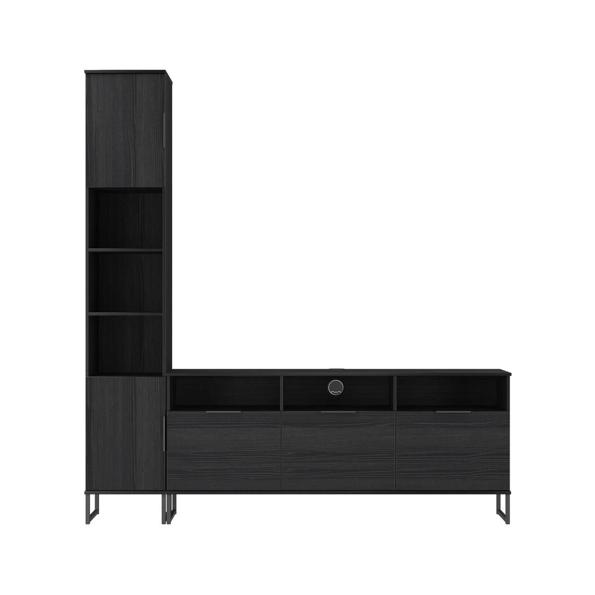 Hong Kong Multi-Media Set (TV Unit & Tall Upright LH)