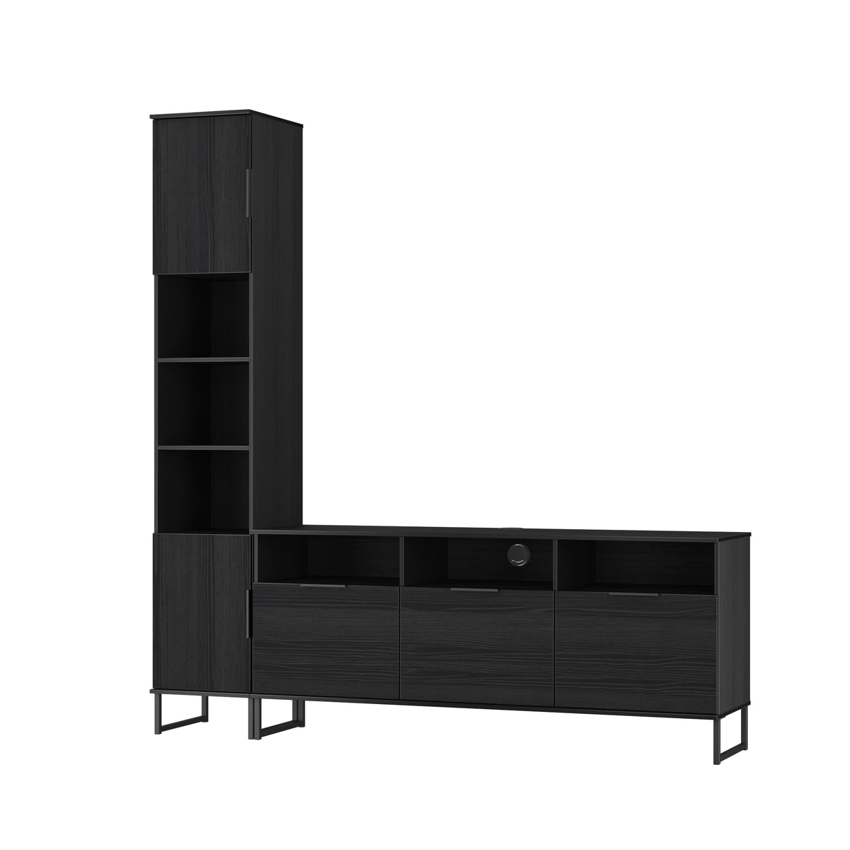 Hong Kong Multi-Media Set (TV Unit & Tall Upright LH)