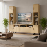 Hong Kong Multi-Media Set (Tall Upright LH, TV Unit & Tall Upright RH)
