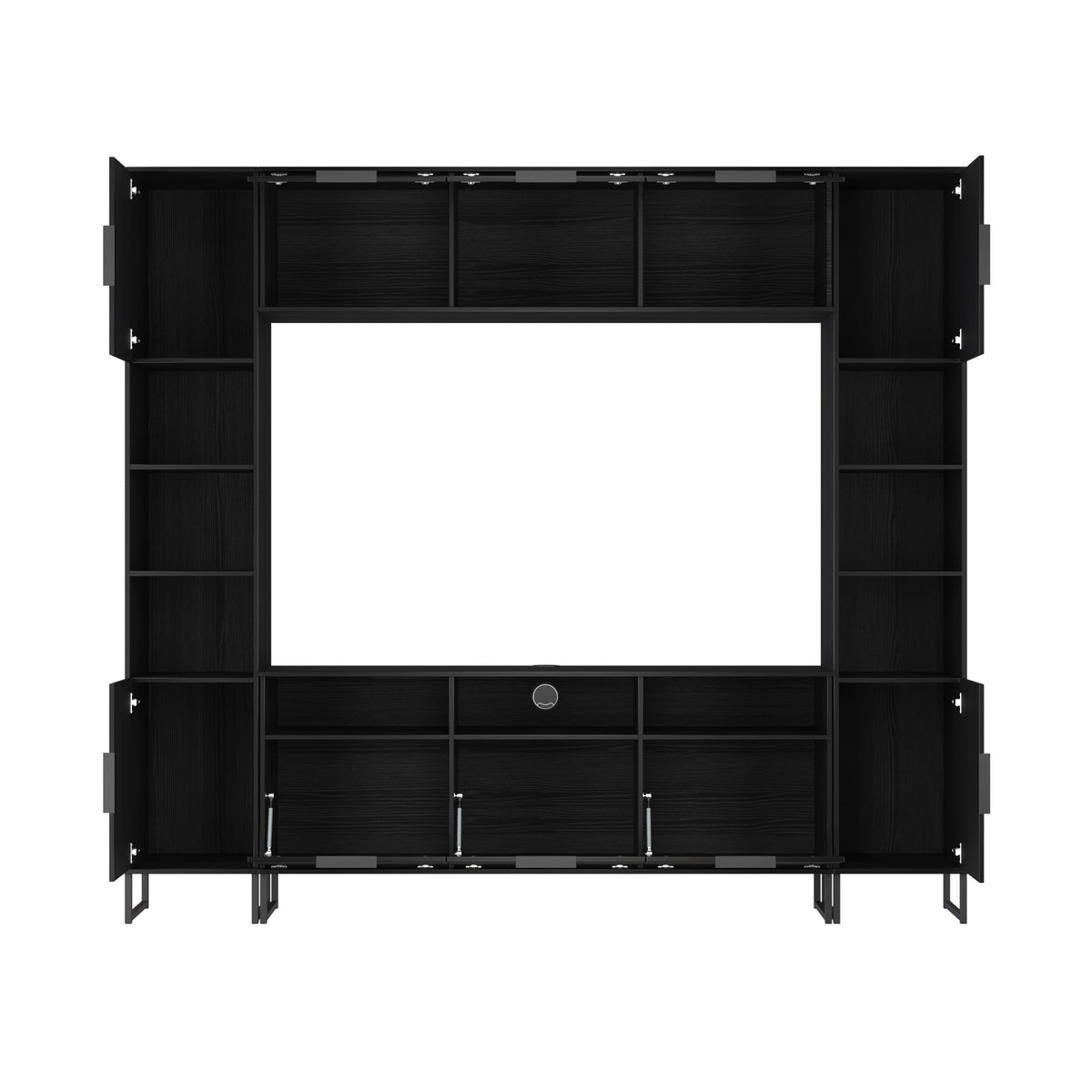 Hong Kong Multi-Media Set (Tall Upright LH, TV Unit, Tall Upright RH & Upper Unit)