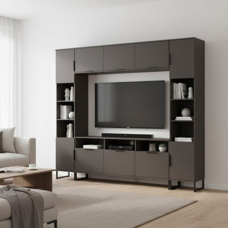 Hong Kong Multi-Media Set (Tall Upright LH, TV Unit, Tall Upright RH & Upper Unit)