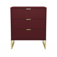 Hong Kong 3 Drawer Midi Chest with Legs
