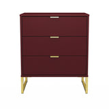 Hong Kong 3 Drawer Midi Chest with Legs