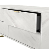Hong Kong (Gold Sleigh Legs) 4 Drawer Bed Box