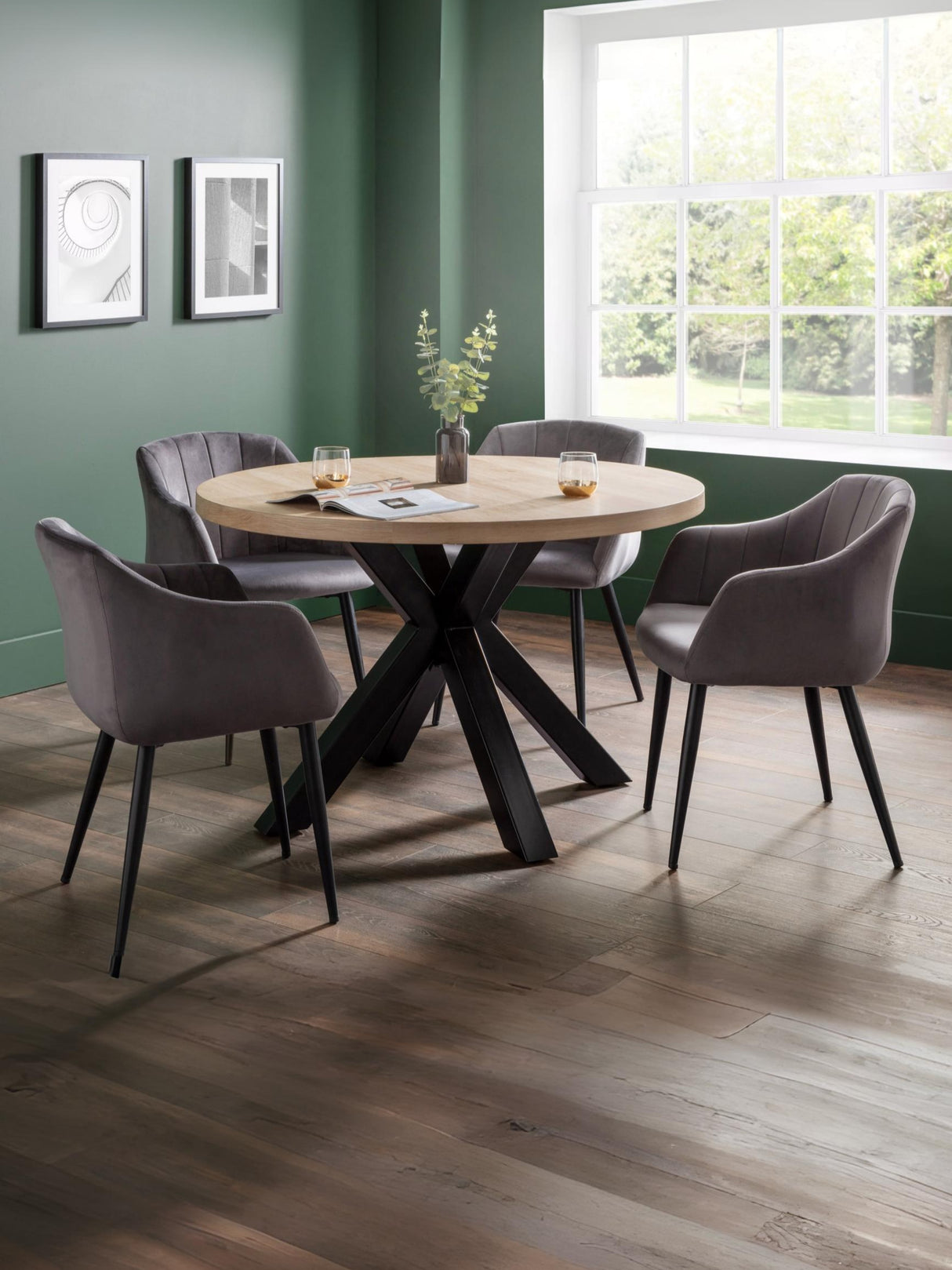 Hobart Upholstered Dining Chair (Set of 2)