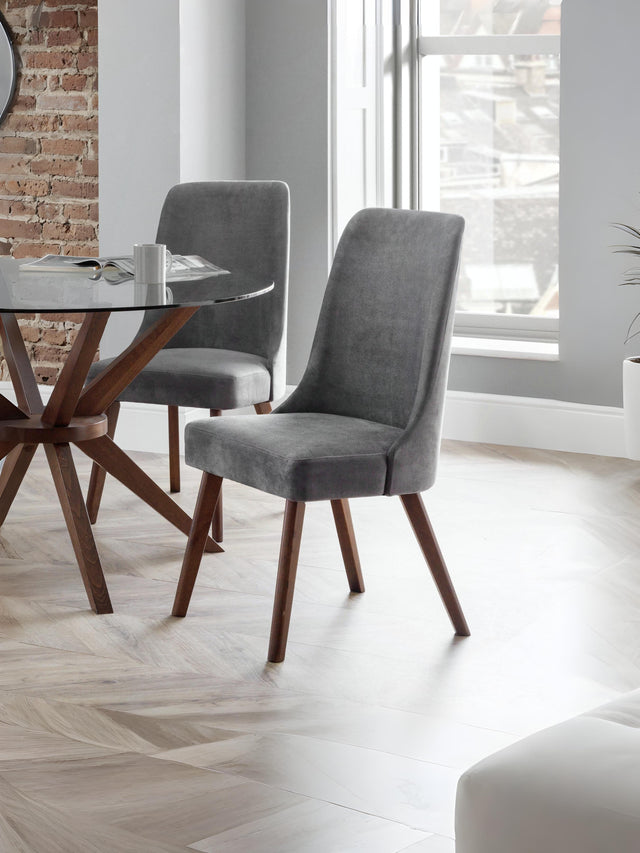Huxley High Back Upholstered Dining Chair (Set of 2)