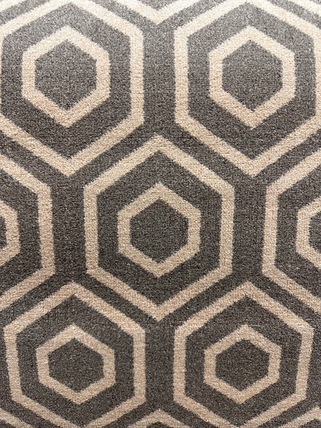 Wilton Patterned Hexagonal Carpet