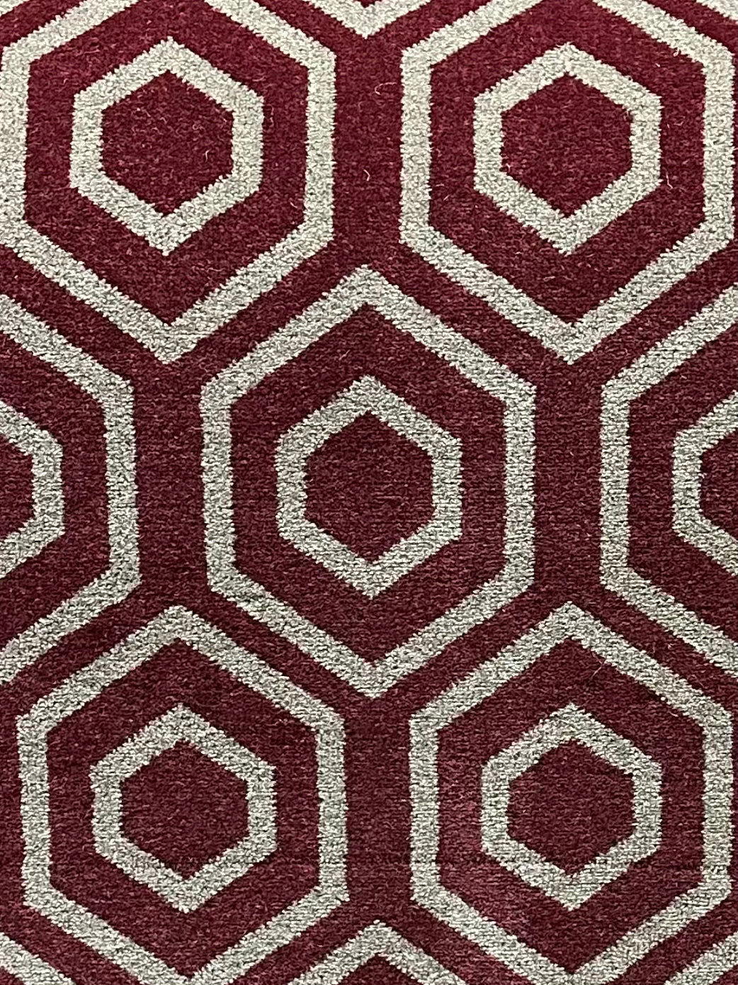 Wilton Patterned Hexagonal Carpet