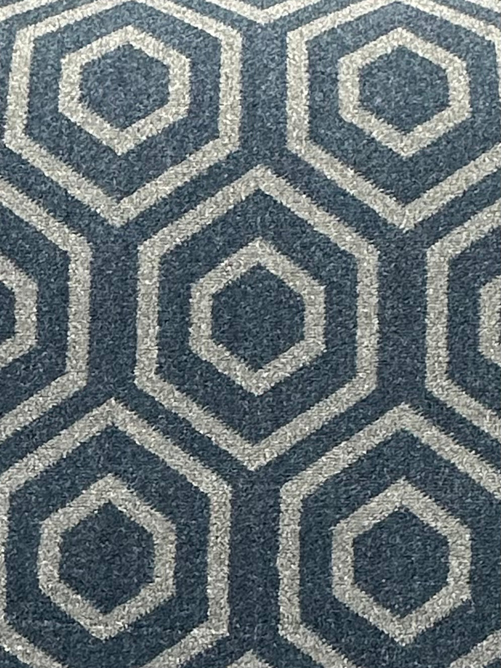 Wilton Patterned Hexagonal Carpet