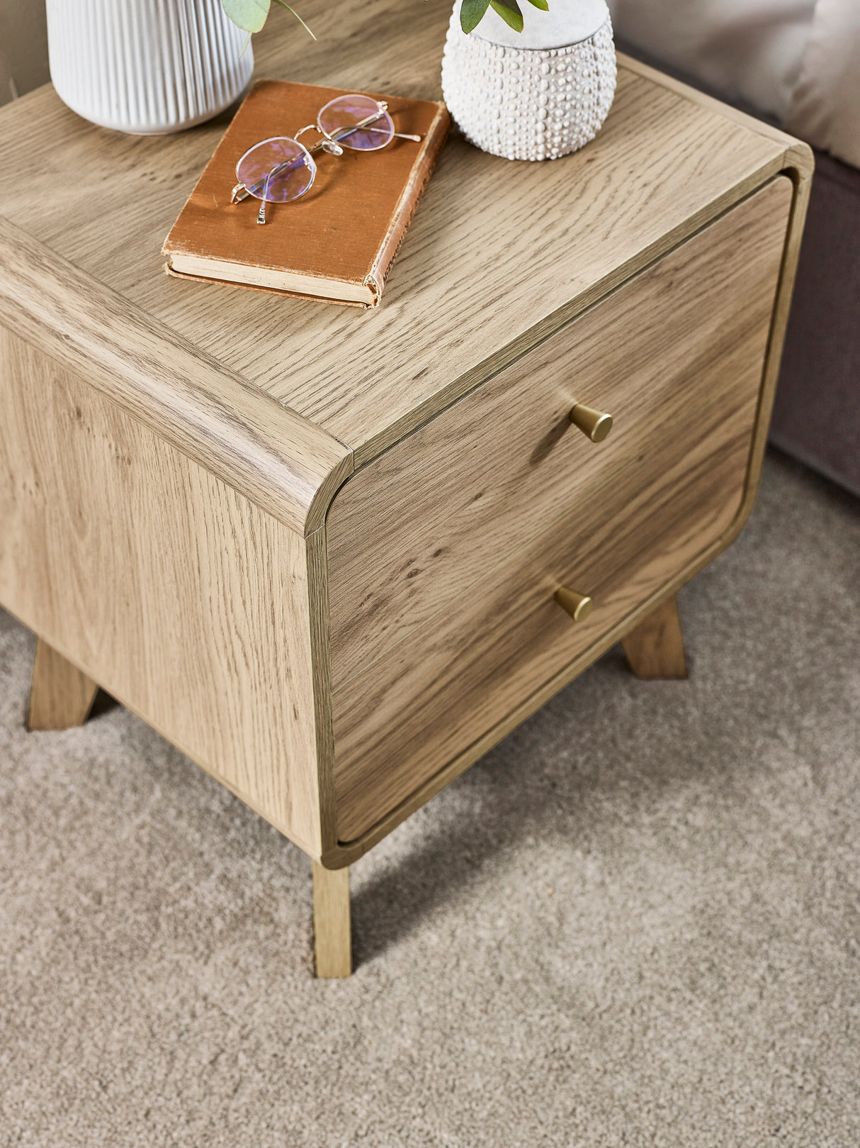 Ingrid 2 Drawer Bedside Table
