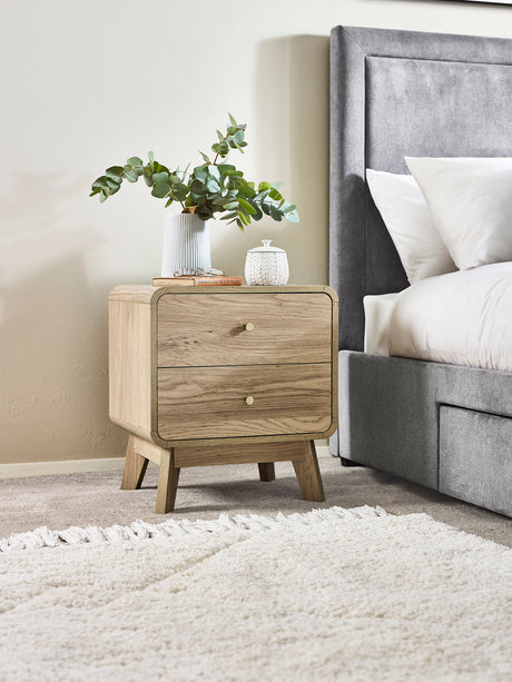 Ingrid 2 Drawer Bedside Table