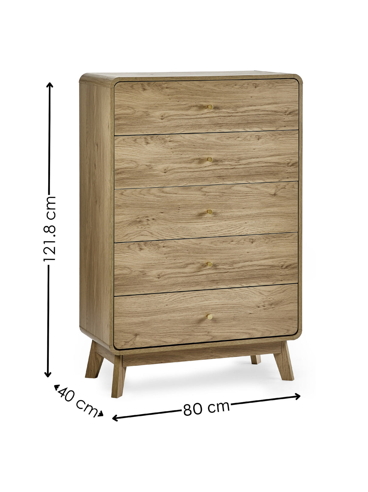 Ingrid 5 Drawer Chest