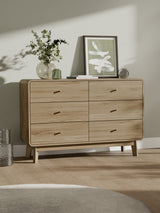 Ingrid 6 Drawer Wide Chest