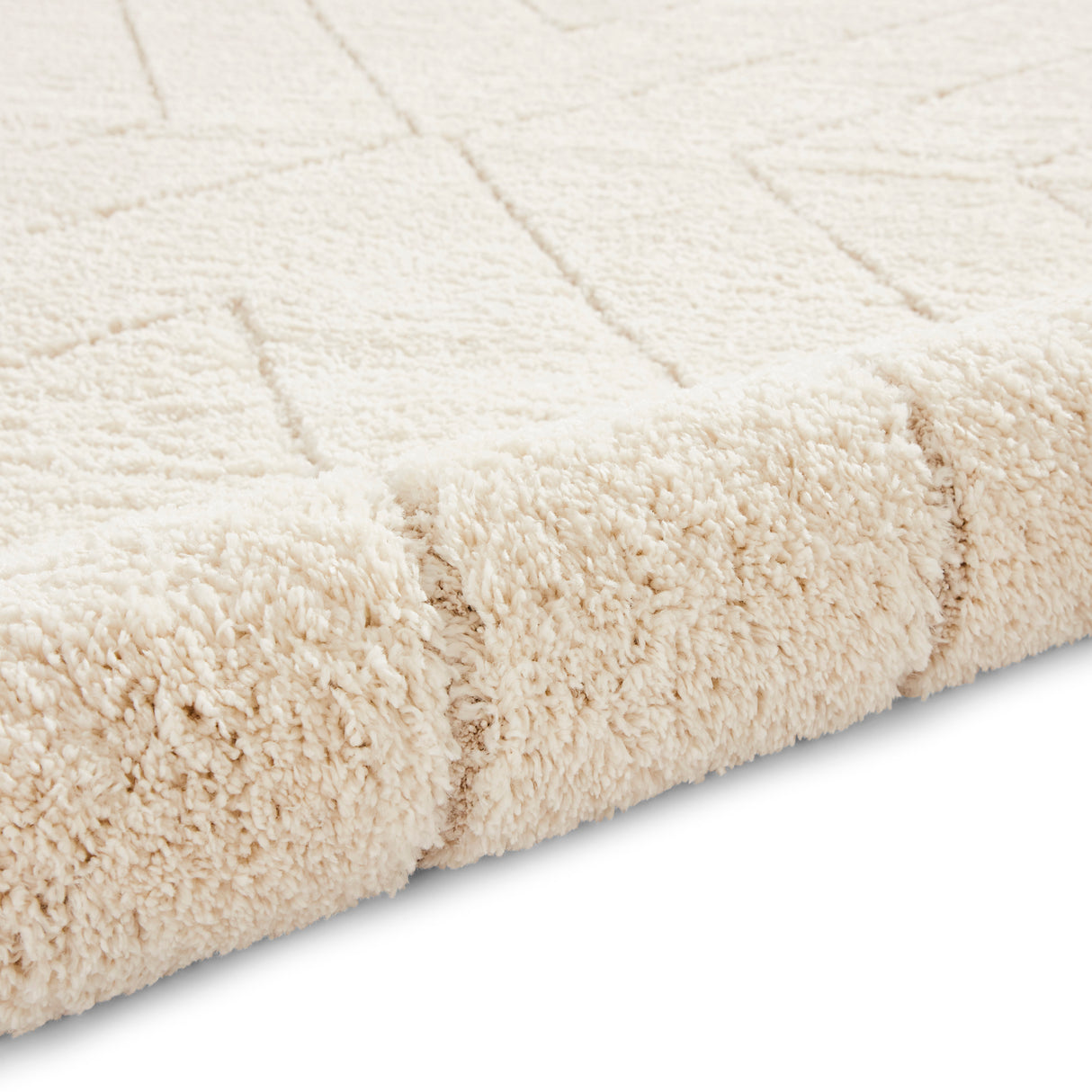 Ideal Shaggy 80362 Cream Berber Rug