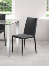 Jazz Fully Upholstered Stacking Dining Chair (Set of 4)
