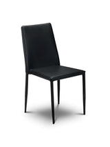 Jazz Fully Upholstered Stacking Dining Chair (Set of 4)