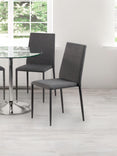 Jazz Fully Upholstered Stacking Dining Chair (Set of 4)