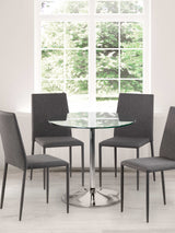 Jazz Fully Upholstered Stacking Dining Chair (Set of 4)