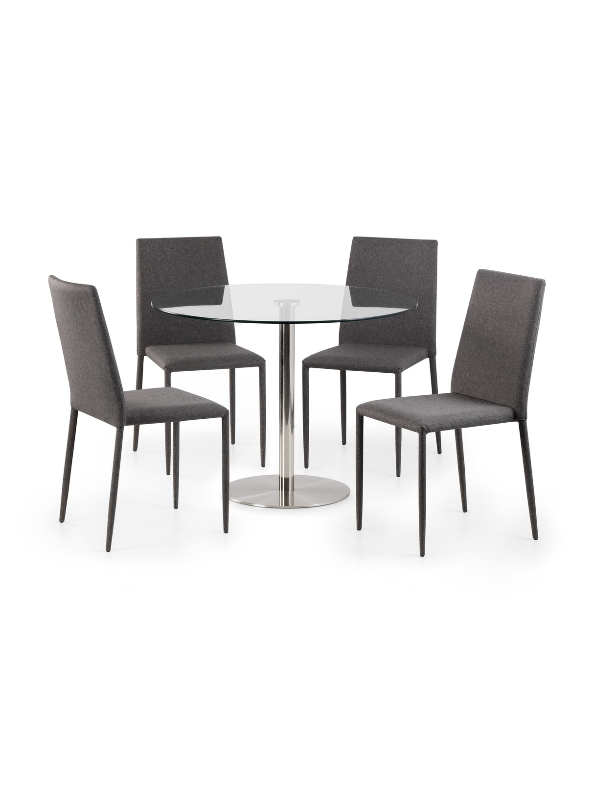 Jazz Fully Upholstered Stacking Dining Chair (Set of 4)