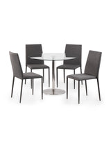 Jazz Fully Upholstered Stacking Dining Chair (Set of 4)