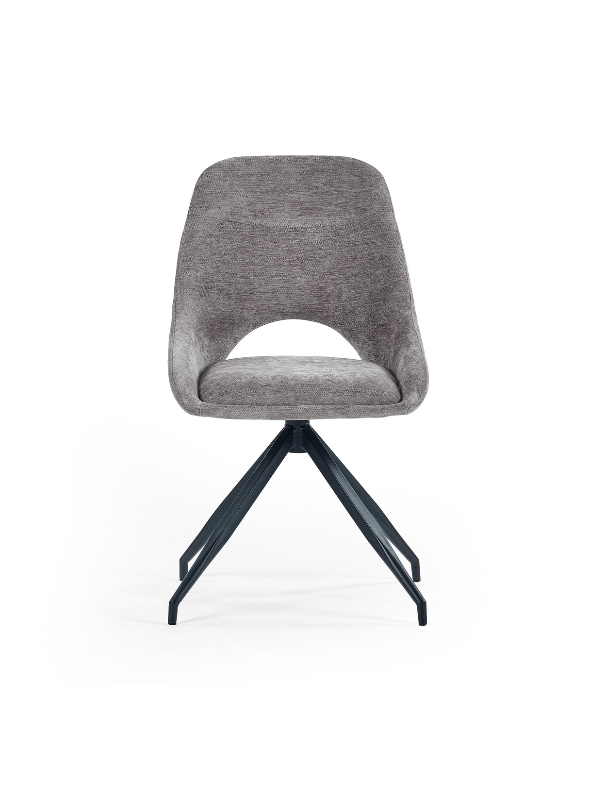 Jonah Upholstered Swivel Dining Chair with Return (Set of 2)