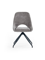 Jonah Upholstered Swivel Dining Chair with Return (Set of 2)