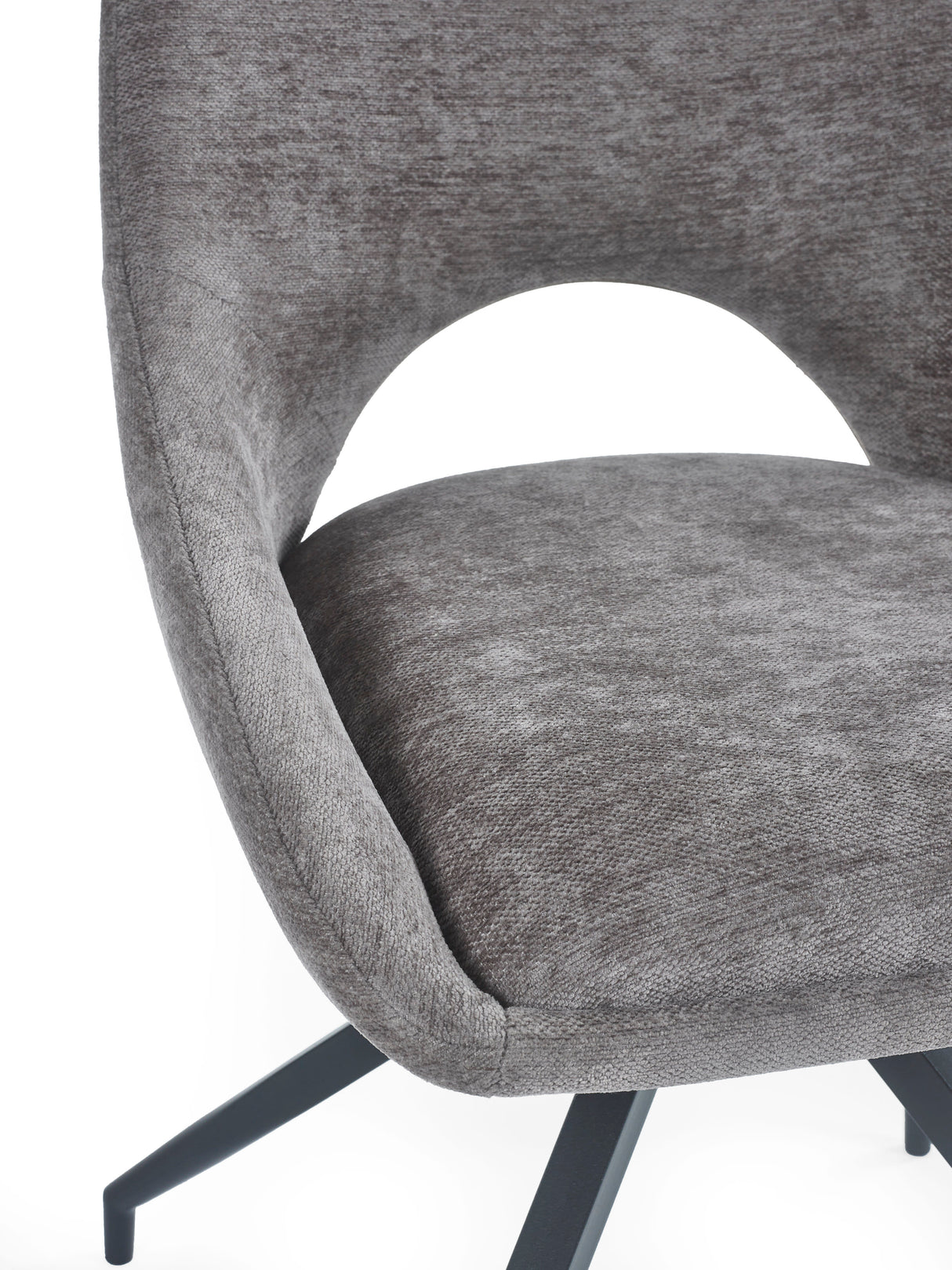 Jonah Upholstered Swivel Dining Chair with Return (Set of 2)