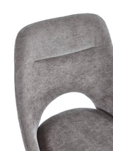 Jonah Upholstered Swivel Dining Chair with Return (Set of 2)