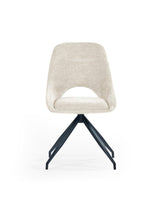 Jonah Upholstered Swivel Dining Chair with Return (Set of 2)