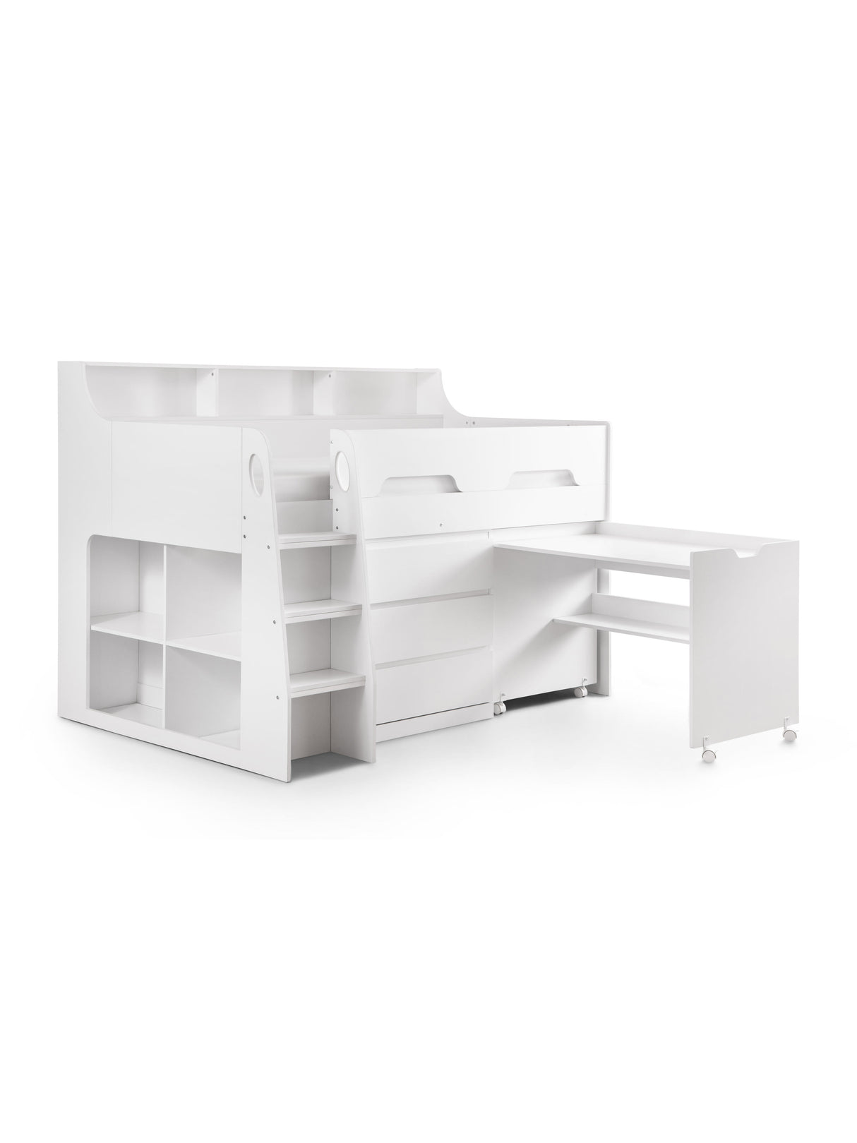 Jupiter Mid Sleeper Bed with Desk